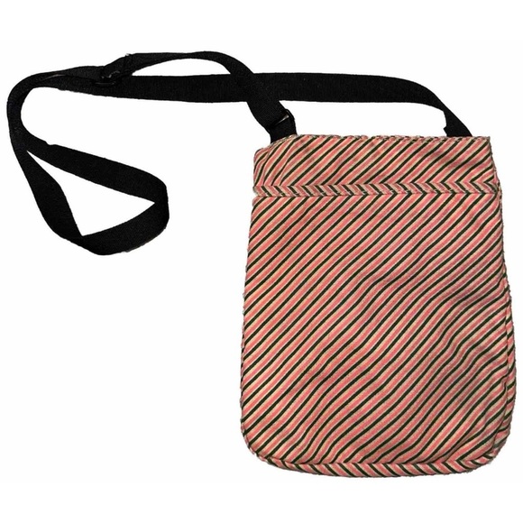 Kavu Striped Crossbody Bag - Red and Green - Picture 2 of 7